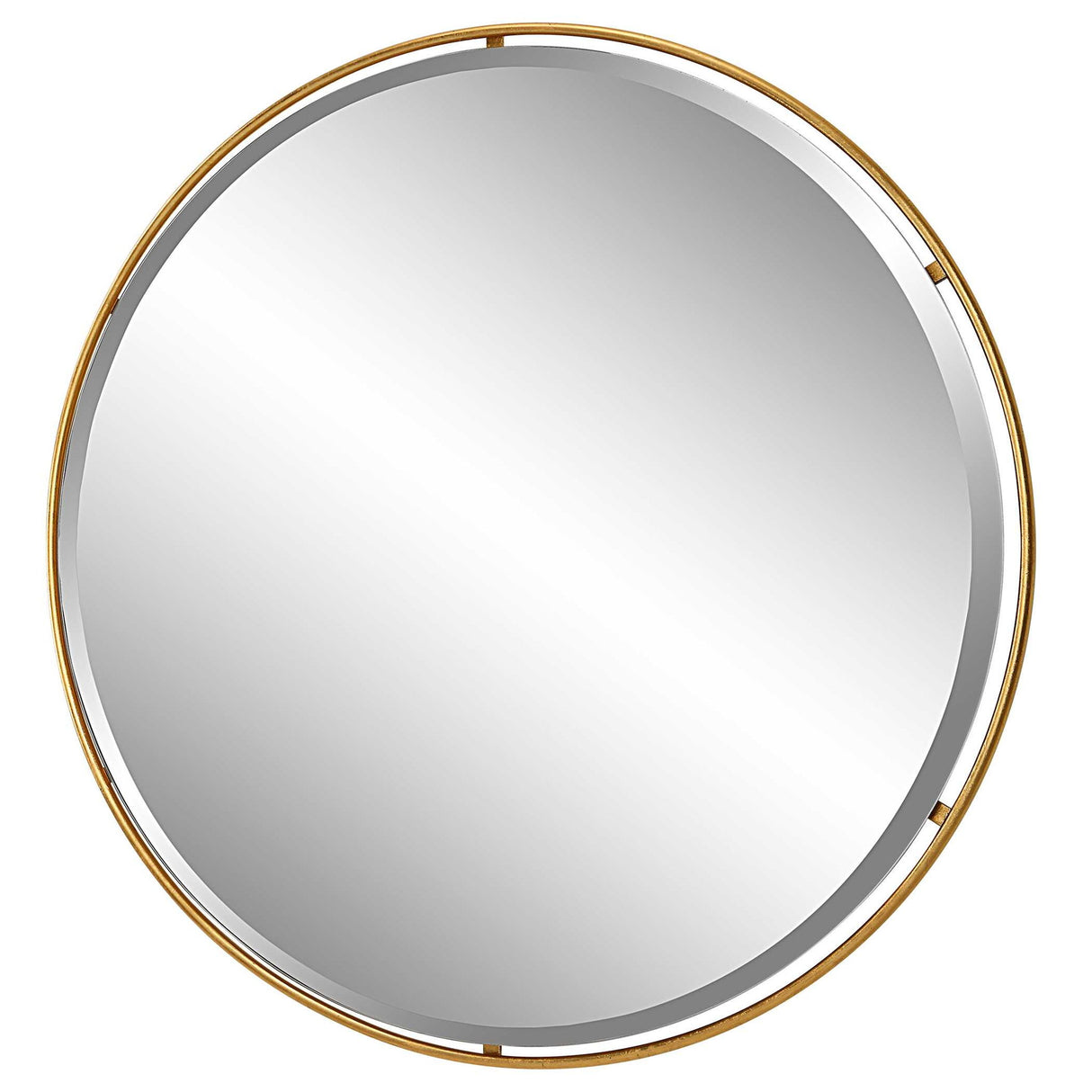 Canillo - Round Mirror - Gold