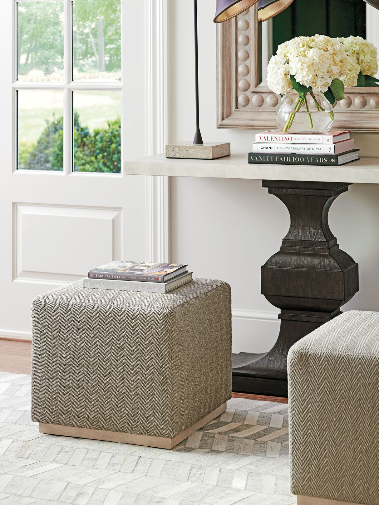 Barclay Butera Upholstery - Colby Ottoman - Beige