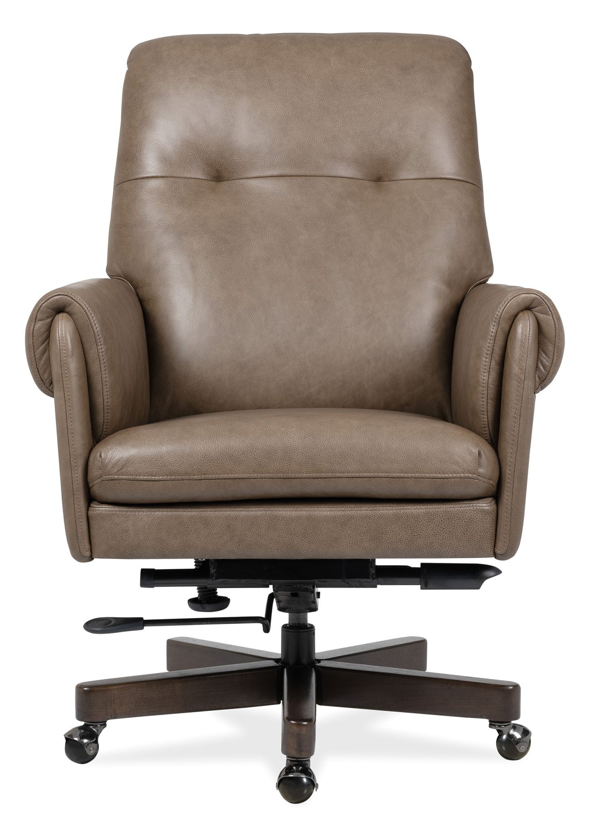 EC - Lenora Swivel Tilt Executive Chair - Dark Brown