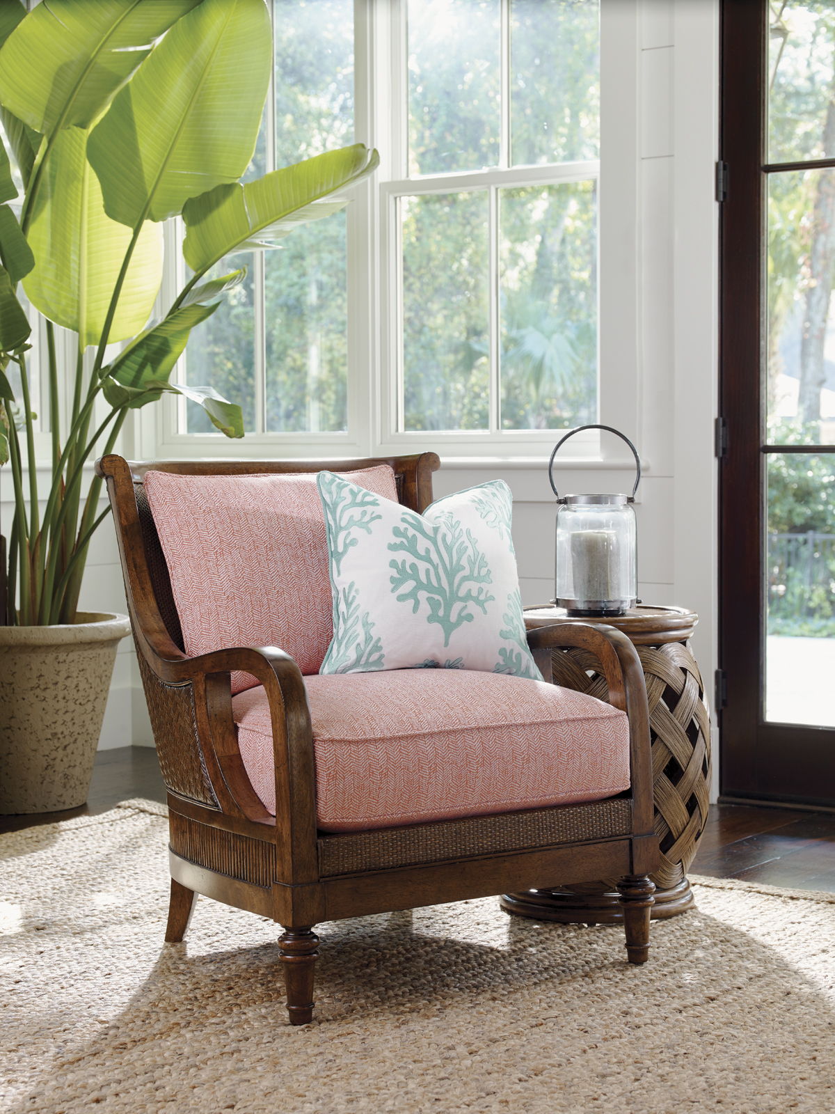 Bali Hai - Island Paradise Chair - Blue / Dark Brown