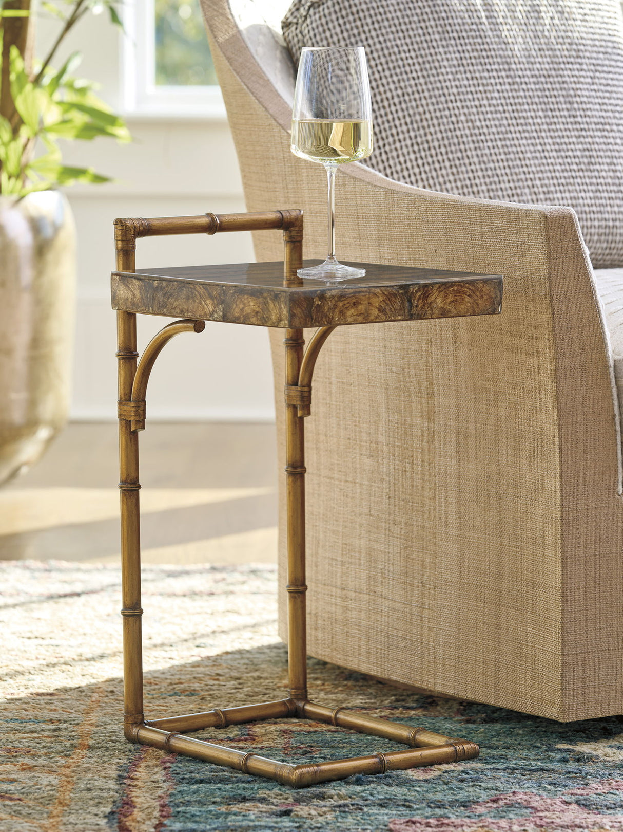 Key Biscayne - Yellowfin Accent Table - Bronze