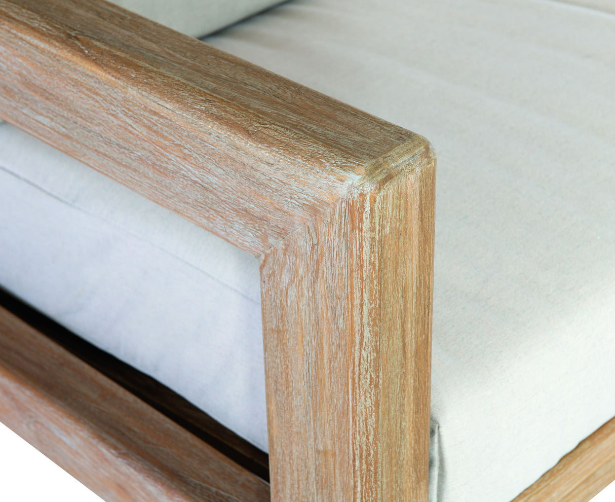 Sedona - Sofa, No Welt - Canvas Canvas / Light Brown