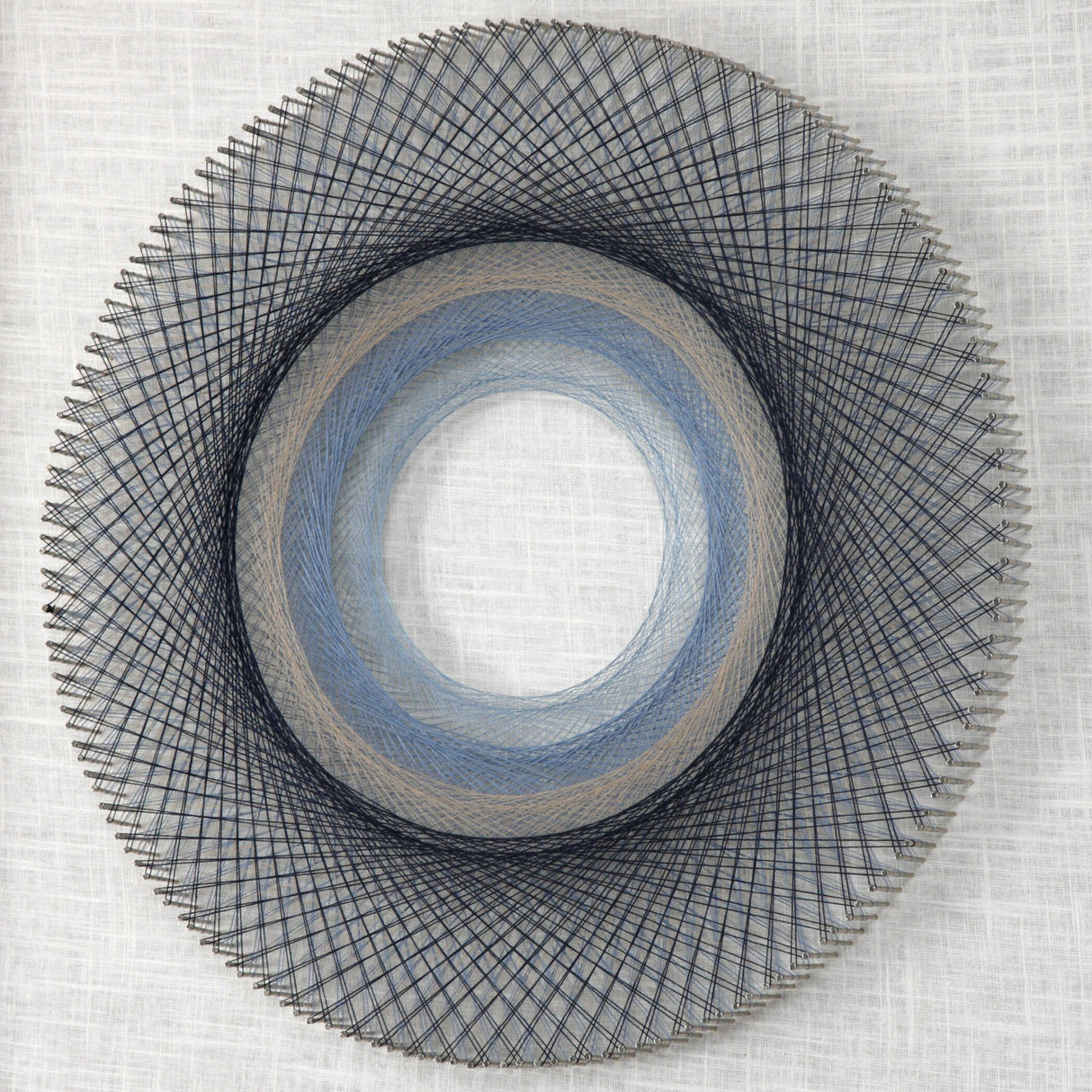 String Duet - Geometric Art, Set Of 2 - Black