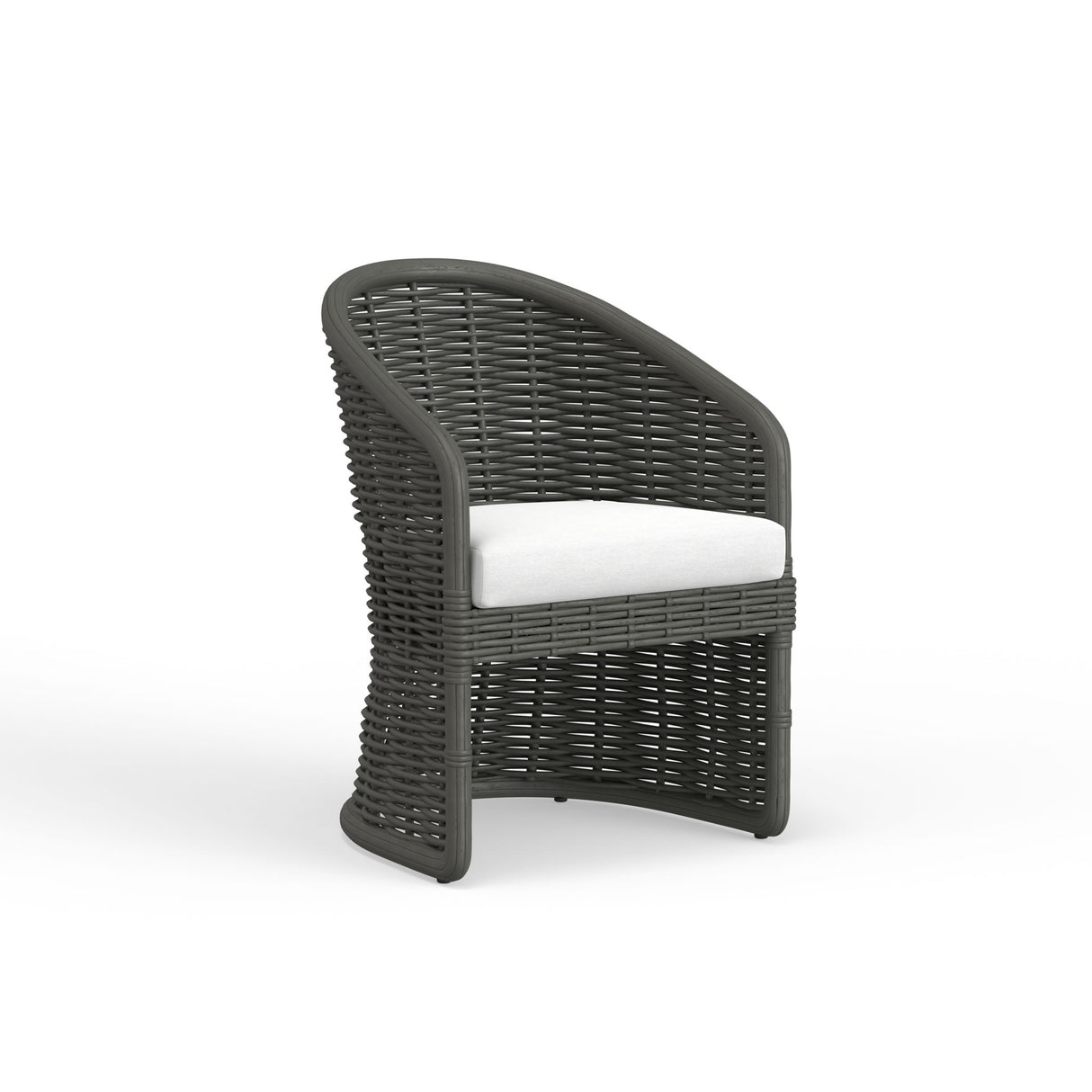 Cabo - Dining Chair - Dark Gray / White