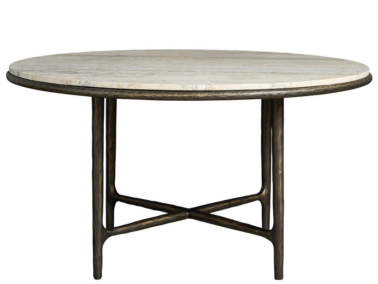 Griffith Park - Round Dining Table - Bronze / Gray