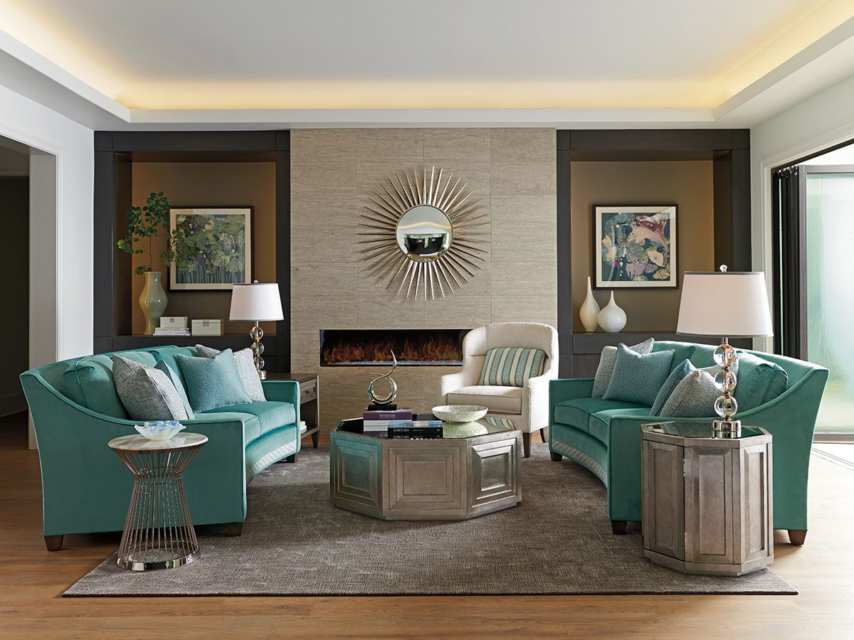 Ariana - Martini Stainless Accent Table - Pearl Silver