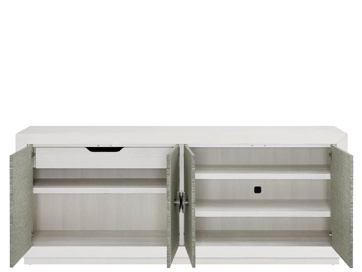 Oasis - Seascape Credenza - Gray / White