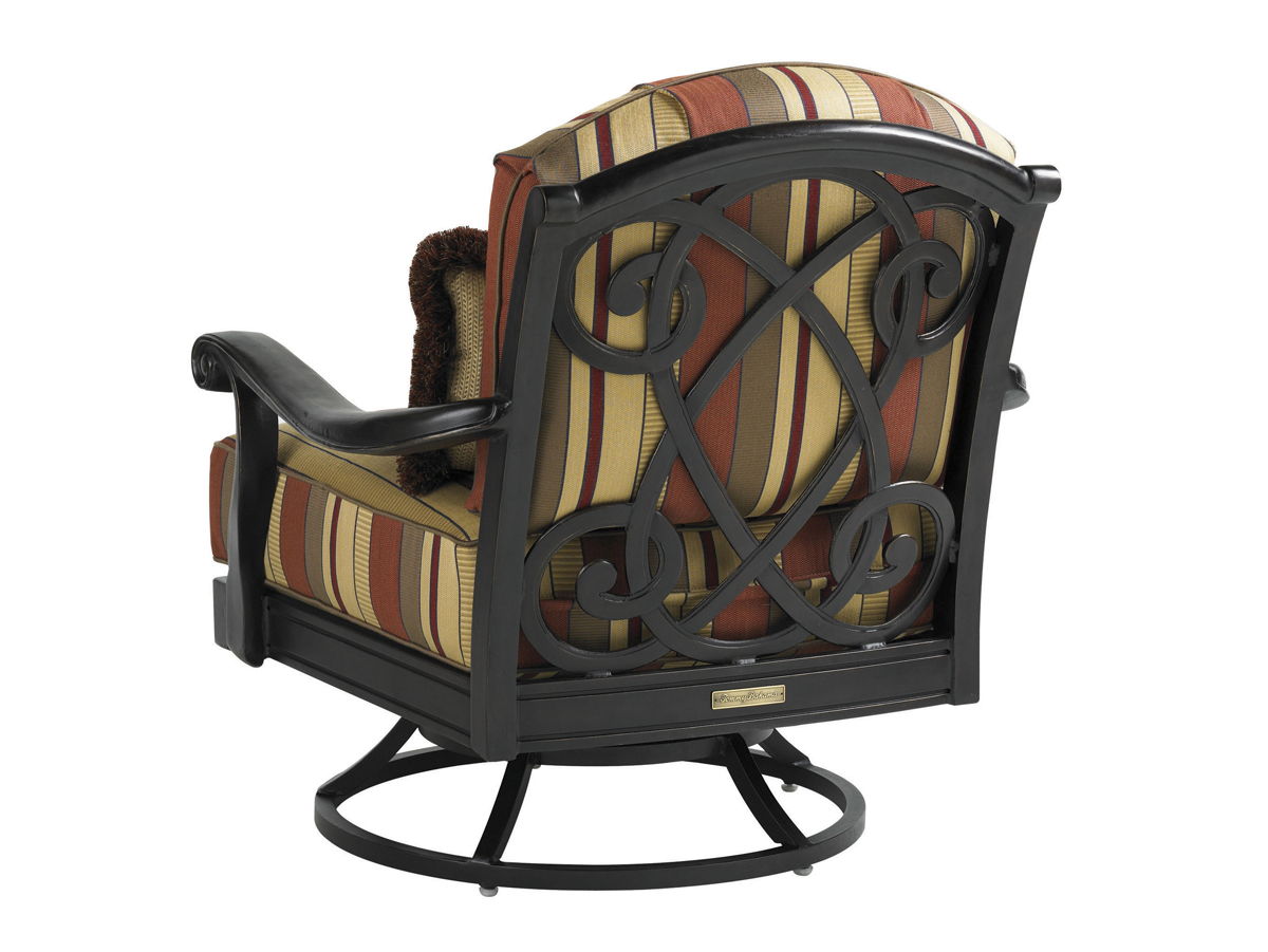 Kingstown Sedona - Swivel Lounge Chair - Dark Brown / Light Brown