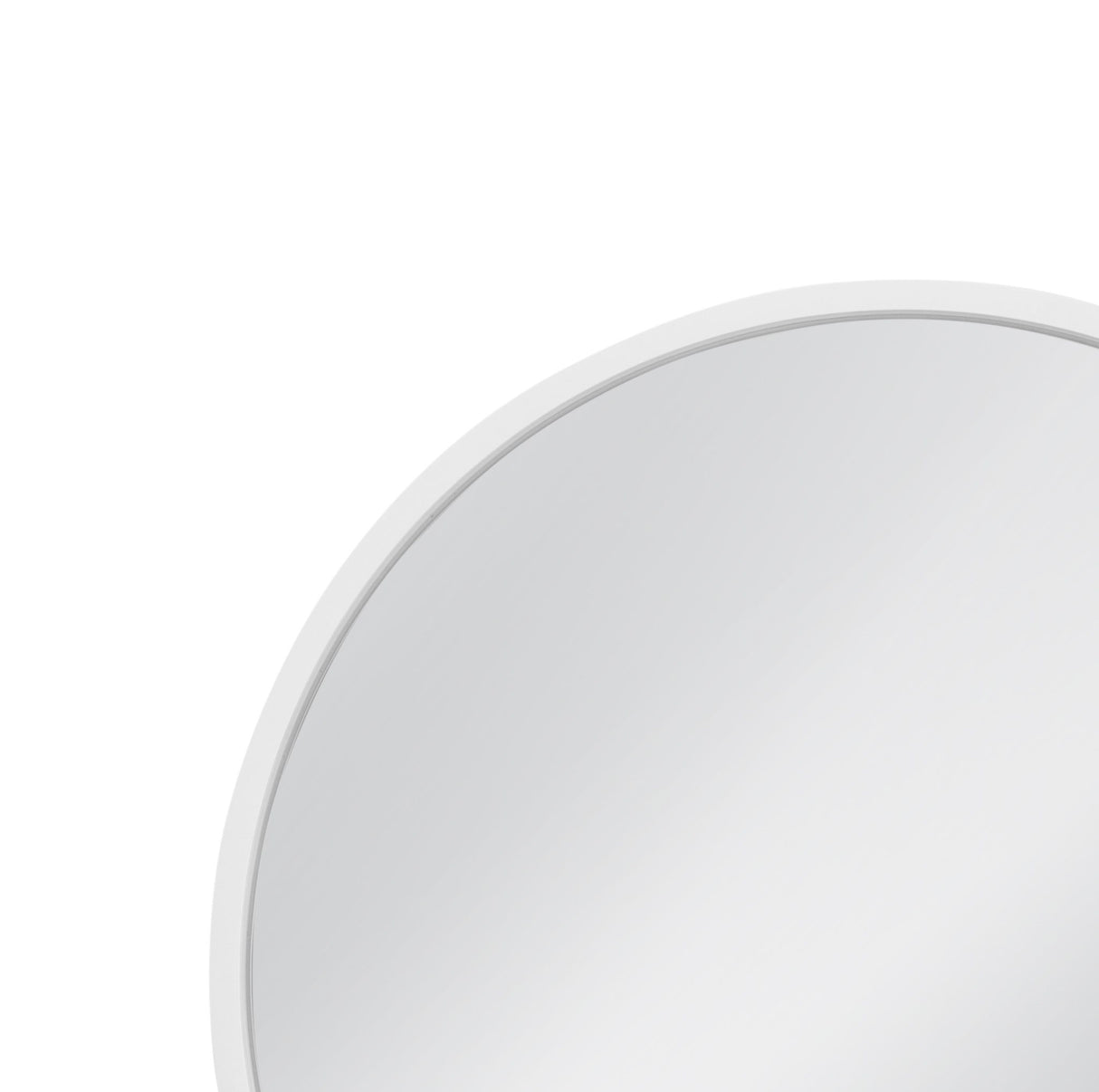 Cyprus - Wall Mirror - Glossy White