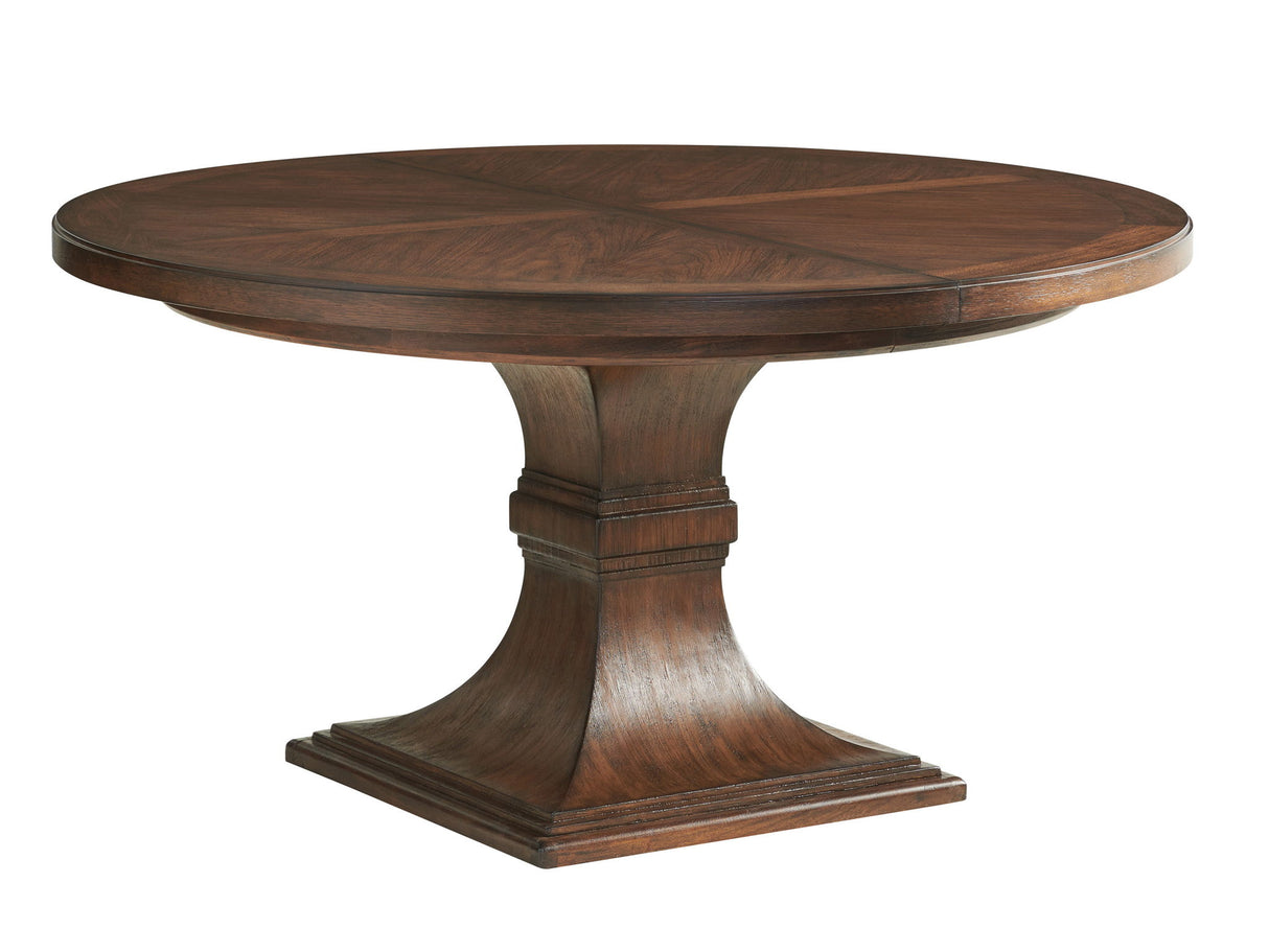 Silverado - Palo Alto Round Dining Table - Dark Brown