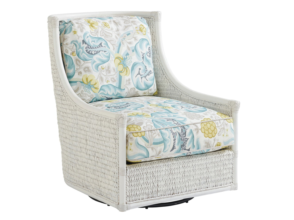 Ocean Breeze - Preston Swivel Chair - White