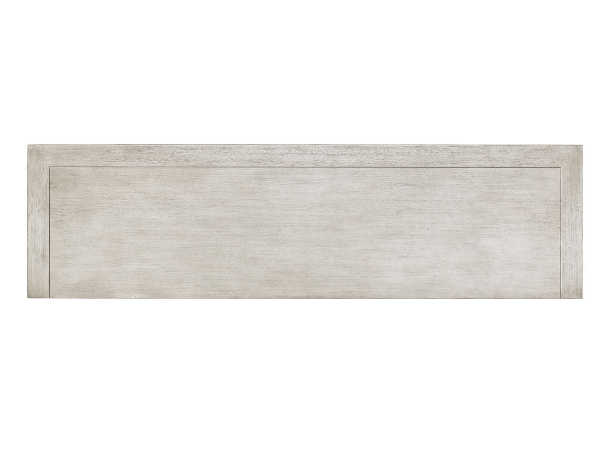 Oyster Bay - Kings Point Large Media Console - Pearl Silver