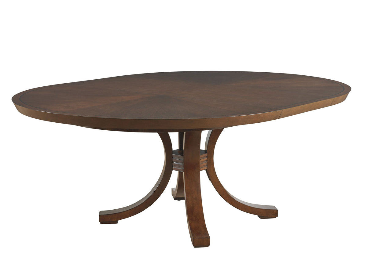 Rendezvous - Warwick Round Dining Table - Dark Brown