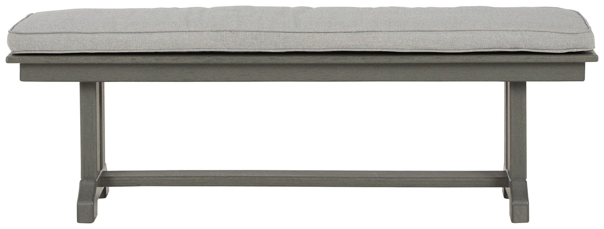 Visola - Bench with Cushion - Gray