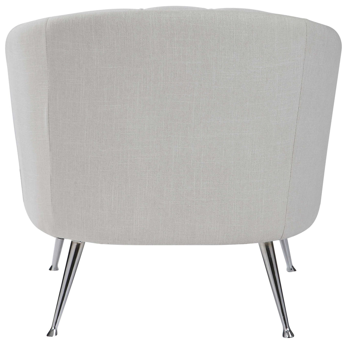Janie - Mid-century Accent Chair - White