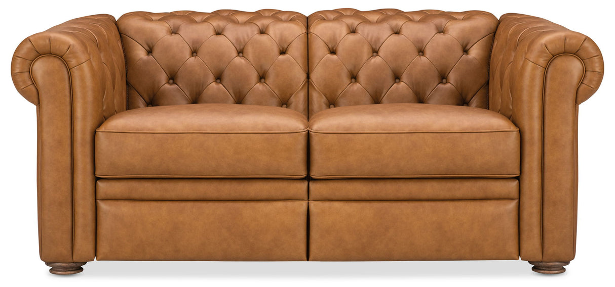 MS - Glover Power Reclining Loveseat With Power Headrest - Brown
