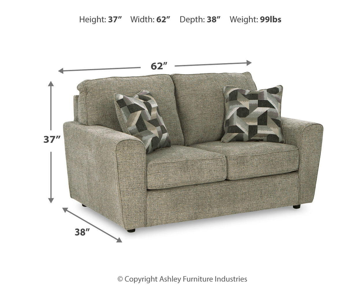 Cascilla - Loveseat - Light Gray