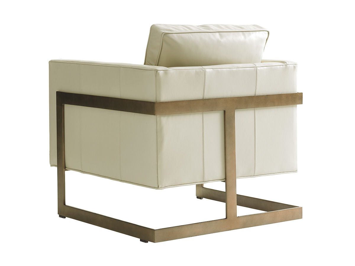 Shadow Play - Winthrop Leather Chair - Beige