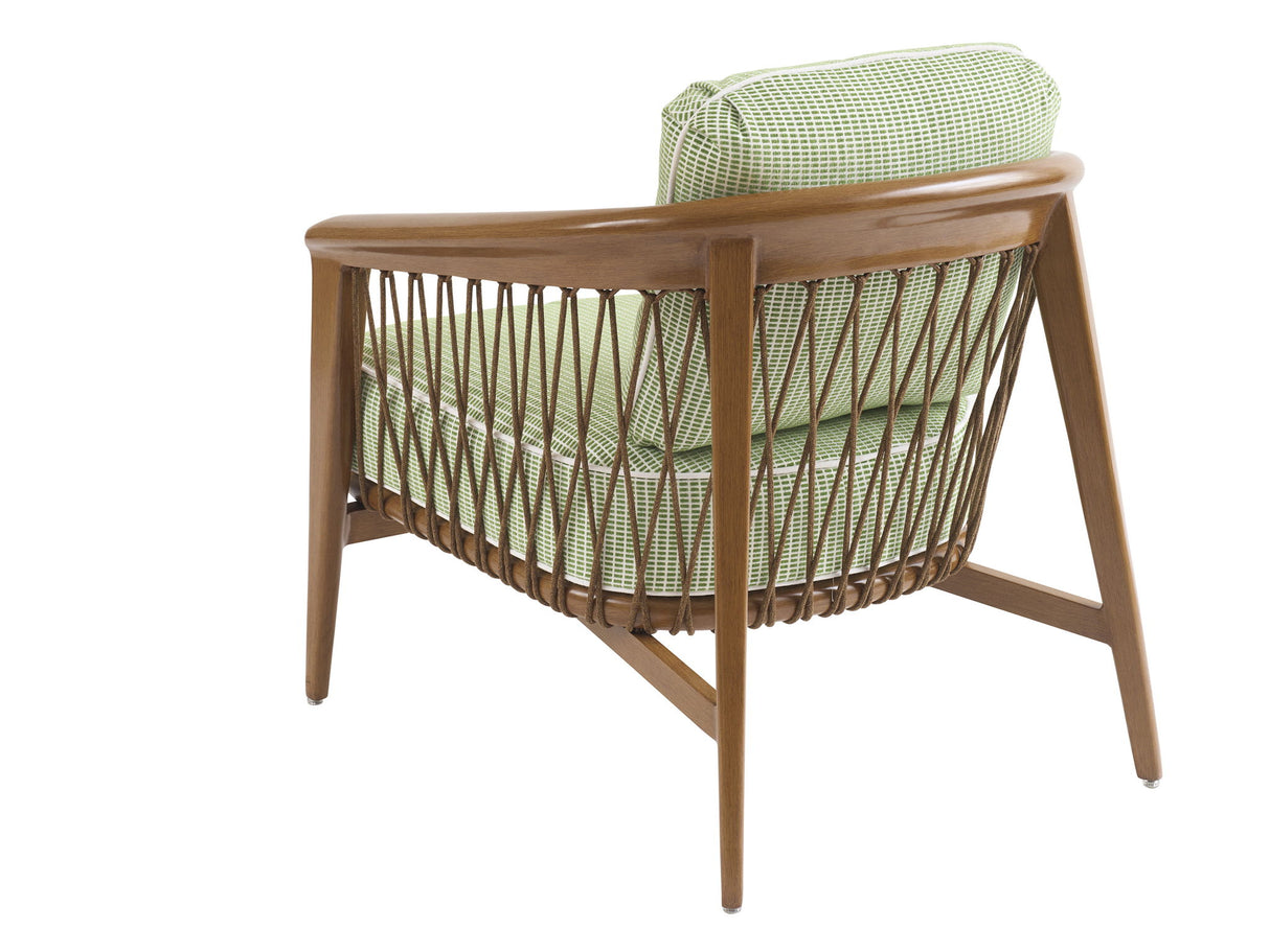 Palm Desert Poolside - Occasional Chair - Dark Brown / Green