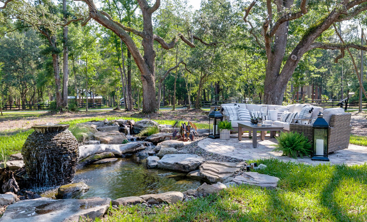 Havana - Swivel Club Rocker, With Self Welt - Canvas Flax / Dark Brown