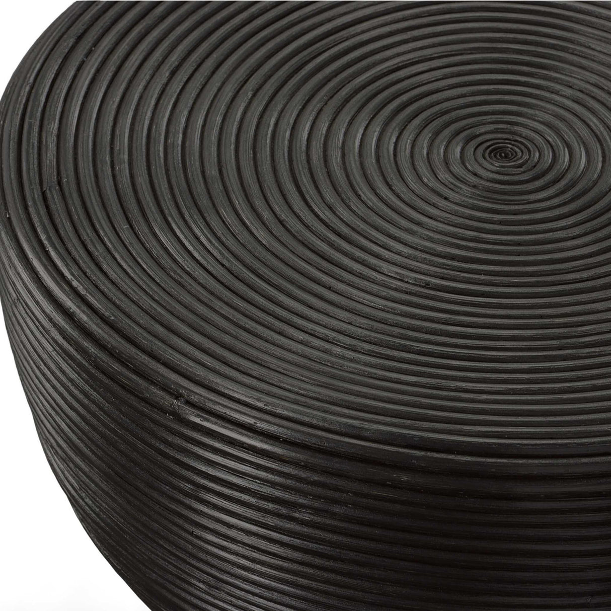 Bongo - Black Rattan Side Table