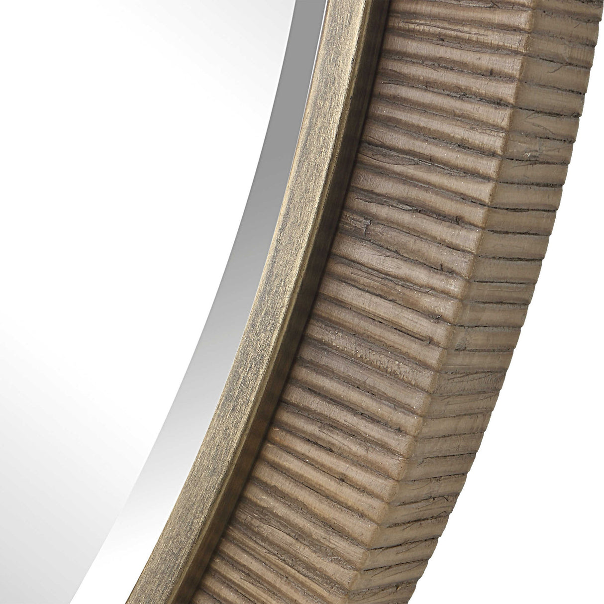 Paradise - Round Mirror - Yellow