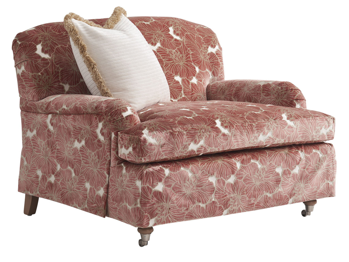 Barclay Butera Upholstery - Athos Chair With Pewter Casters - Light Brown