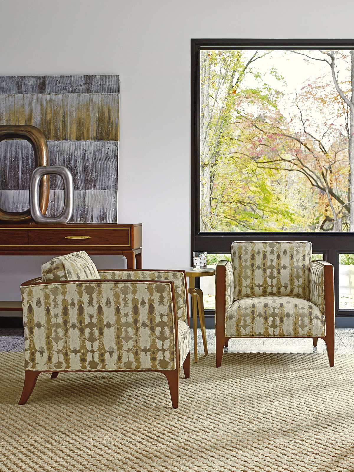 Lexington Upholstery - Cobble Hill Chair - Dark Brown