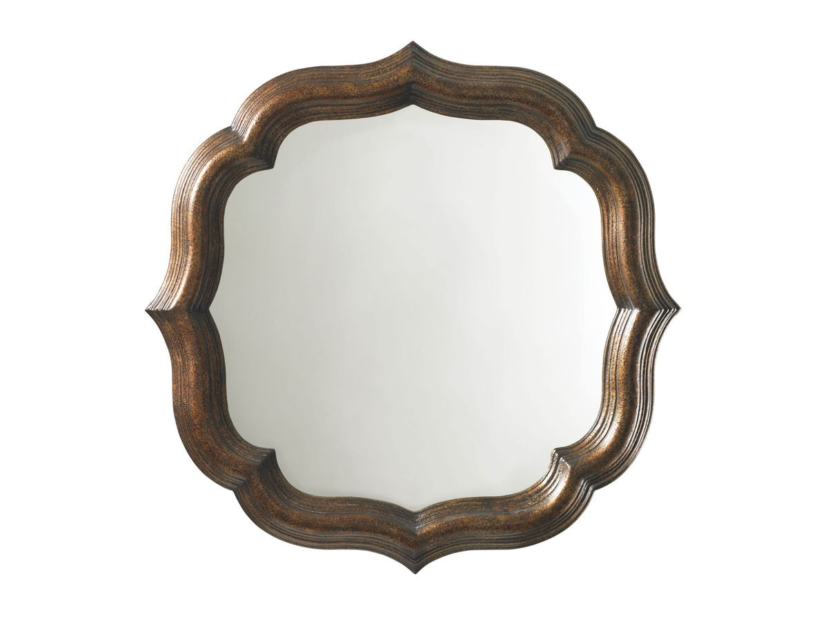 Royal Kahala - Lotus Blossom Mirror - Dark Brown