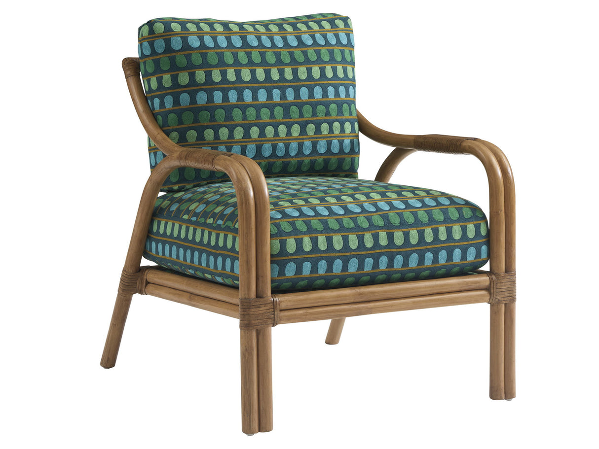 Key Biscayne - Calatrava Chair - Light Brown / Blue