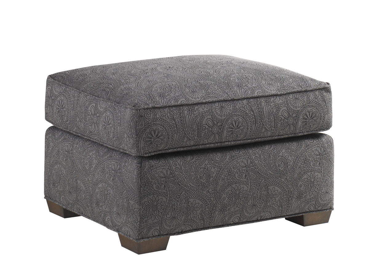 Lexington Upholstery - Fiona Ottoman - Dark Gray