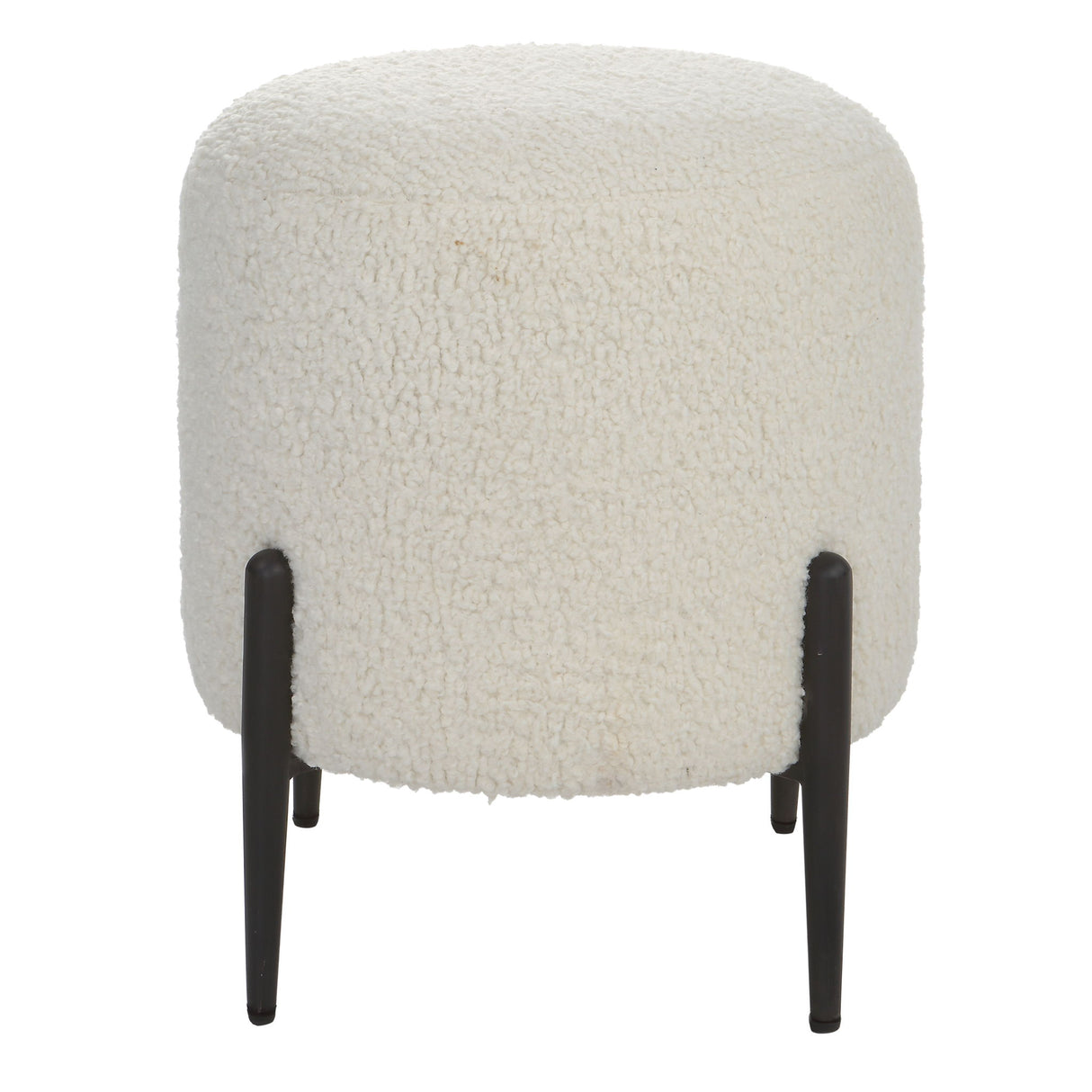 Arles - Shearling Brass Ottoman