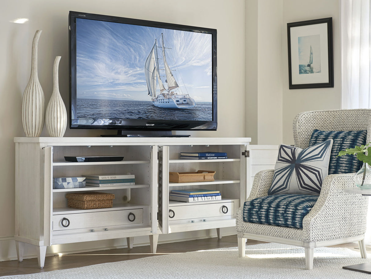 Ocean Breeze - Lantern Bay Media Console - White