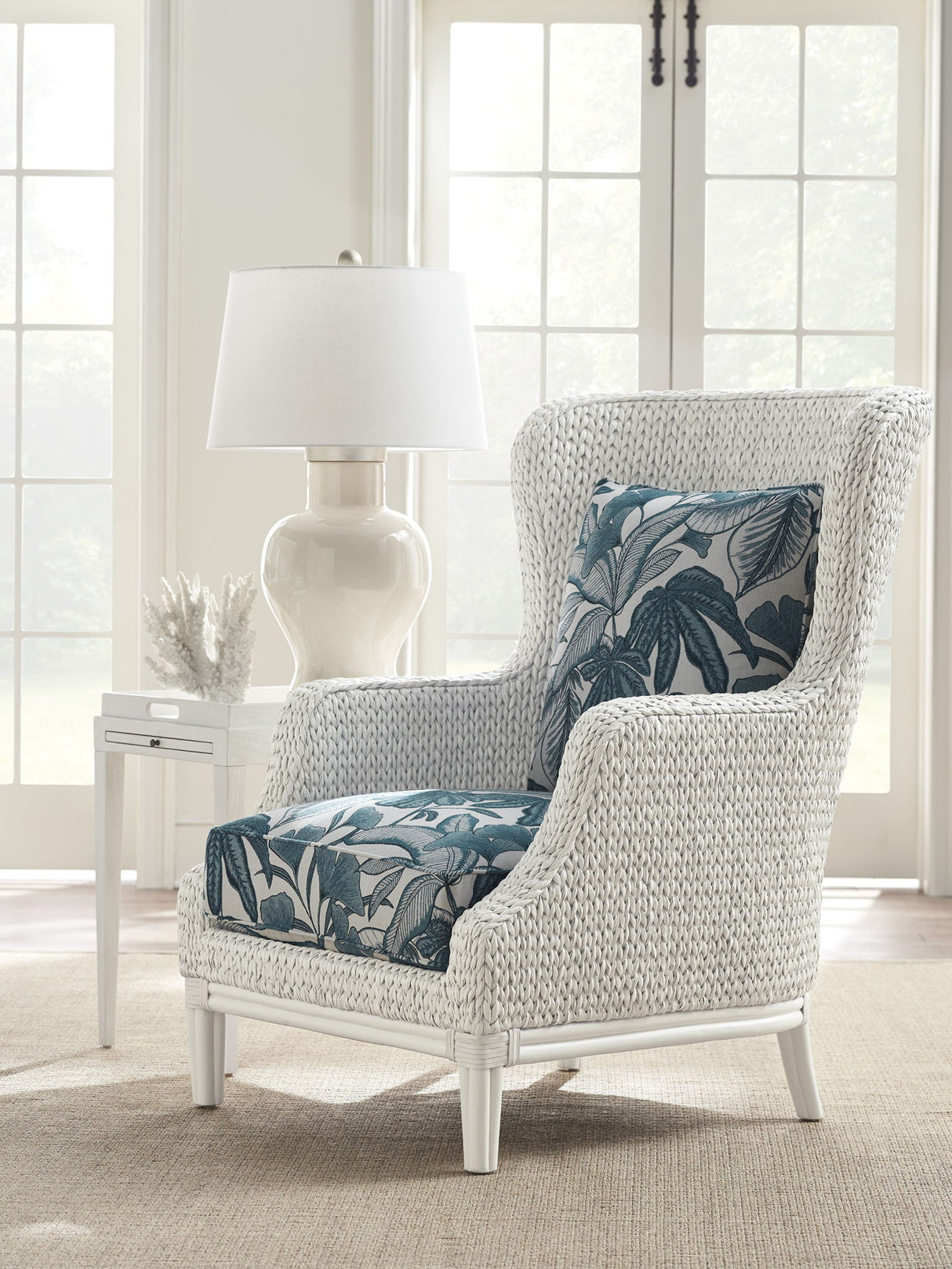 Ocean Breeze - Vero Wing Chair - Blue