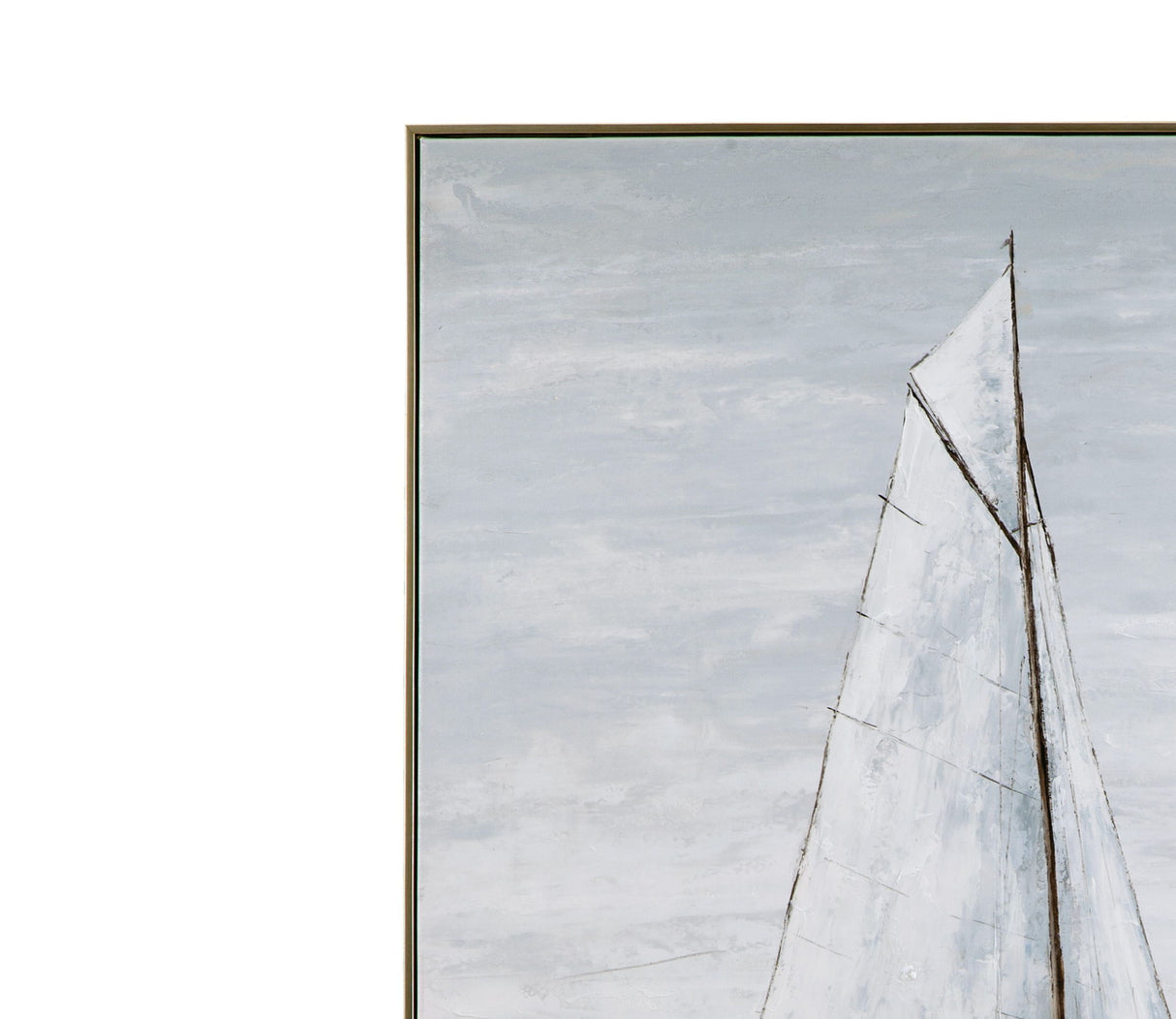 Set Sail Canvas Art - Blue