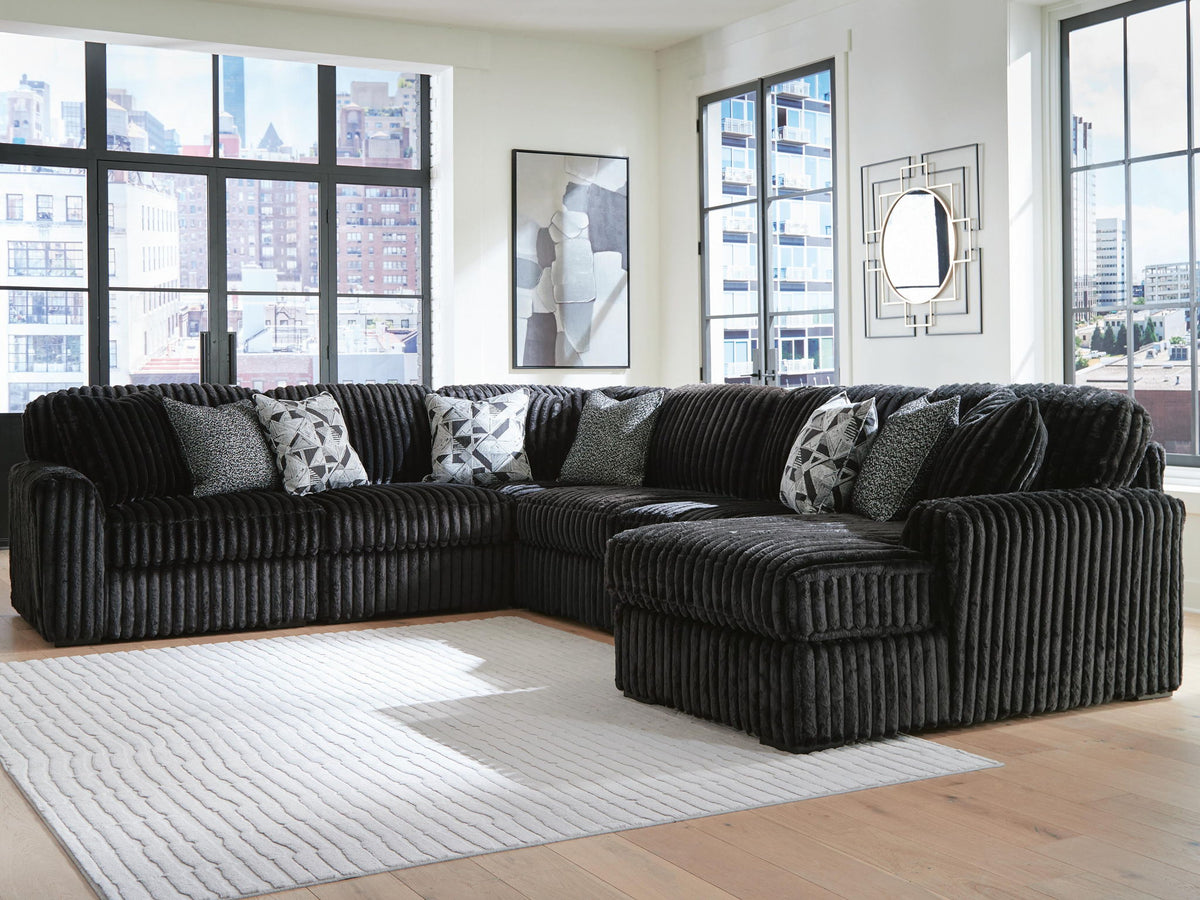 Midnight-Madness - 6 Piece Sectional