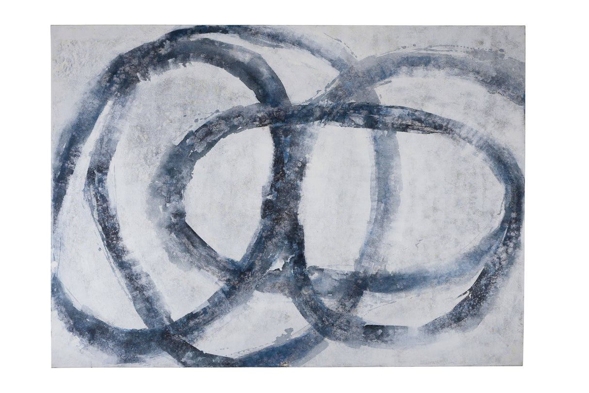 Altarium Canvas Art - White / Blue