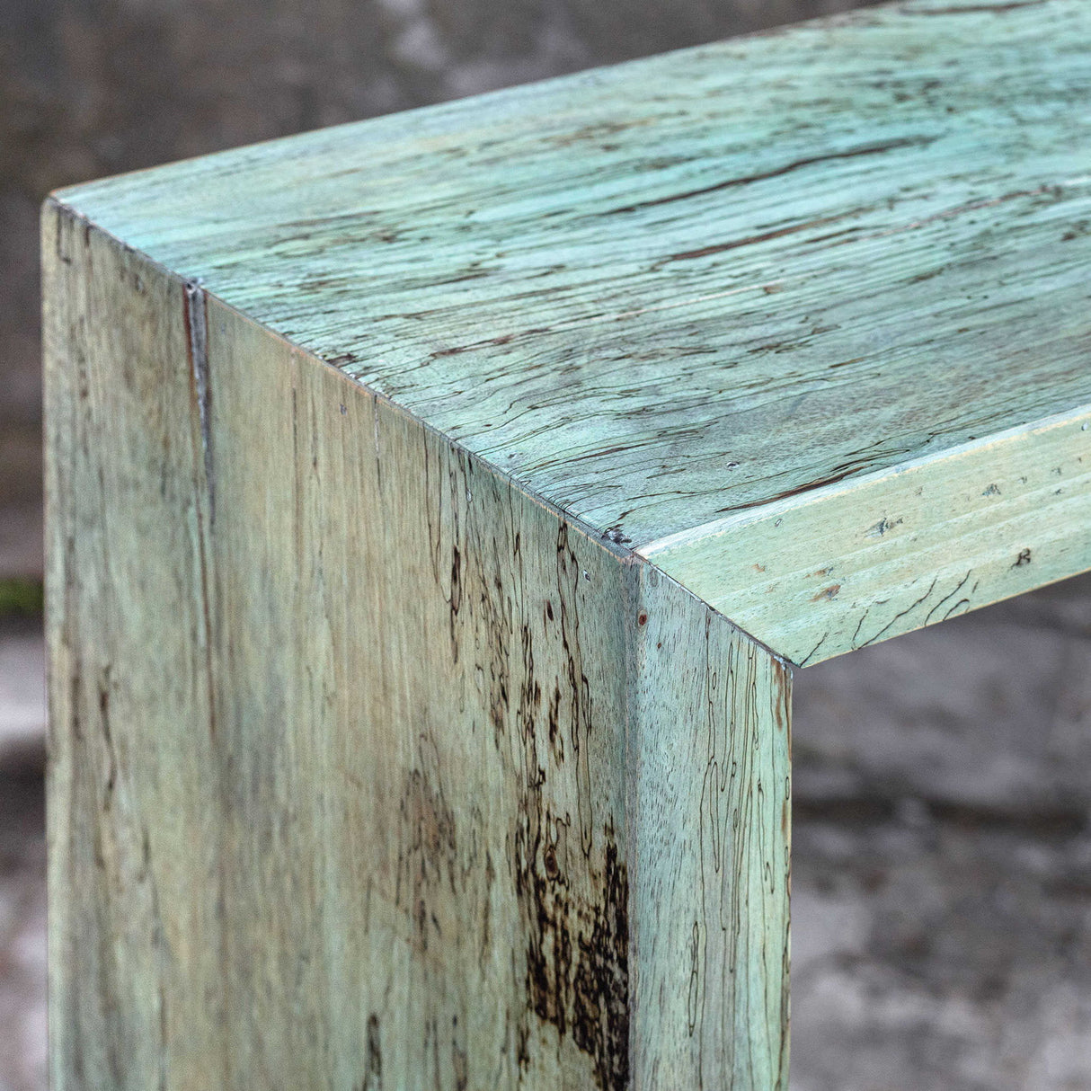 Teo - Wooden Console Table - Blue