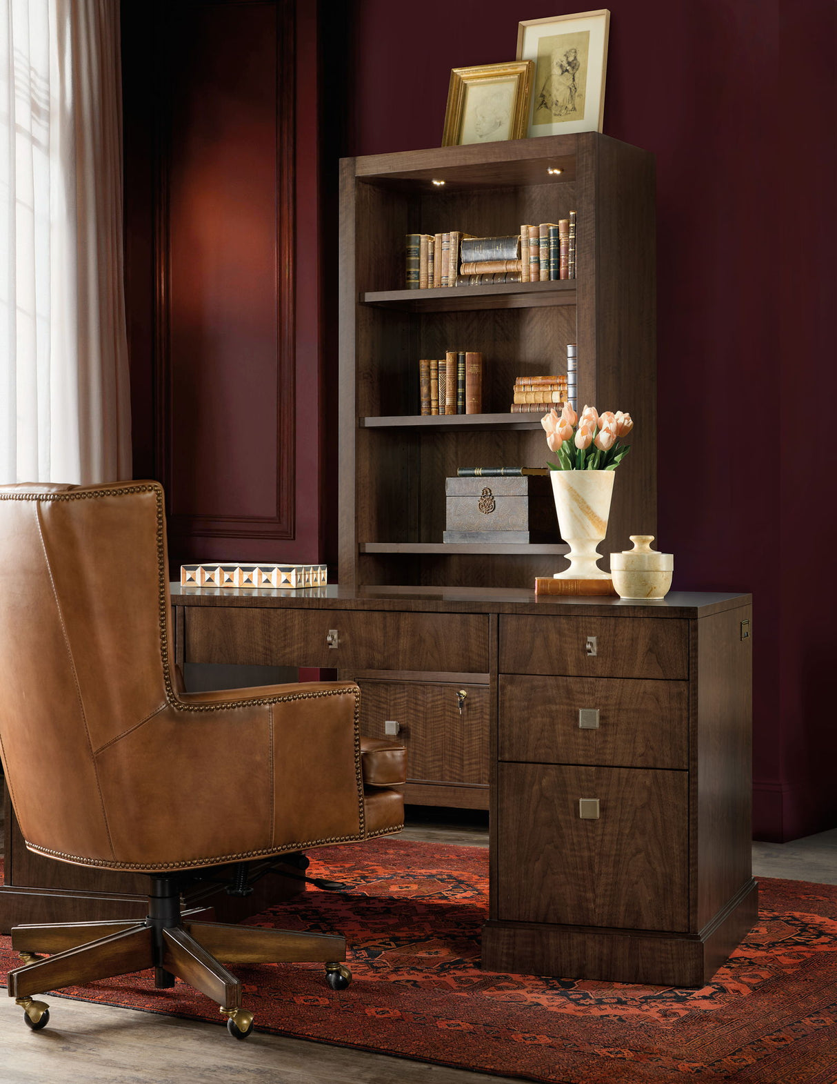 Archives - Executive Desk - Dark Wood