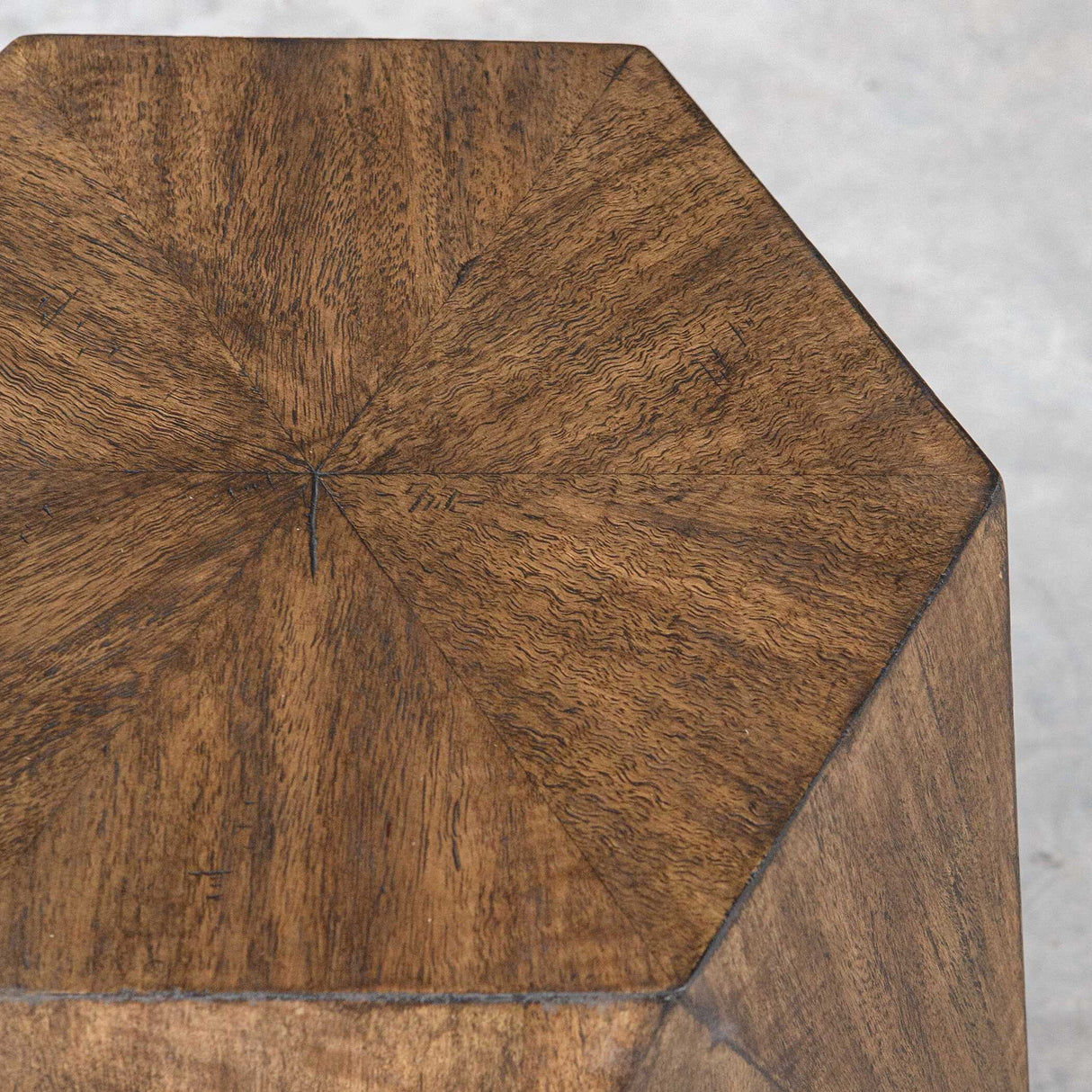 Volker - Honey Geometric Accent Table