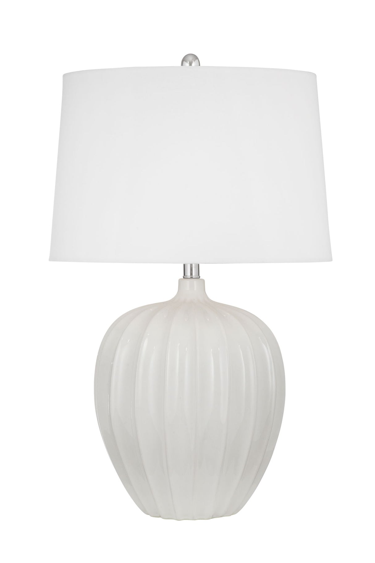 Lotus - White Table Lamp - White