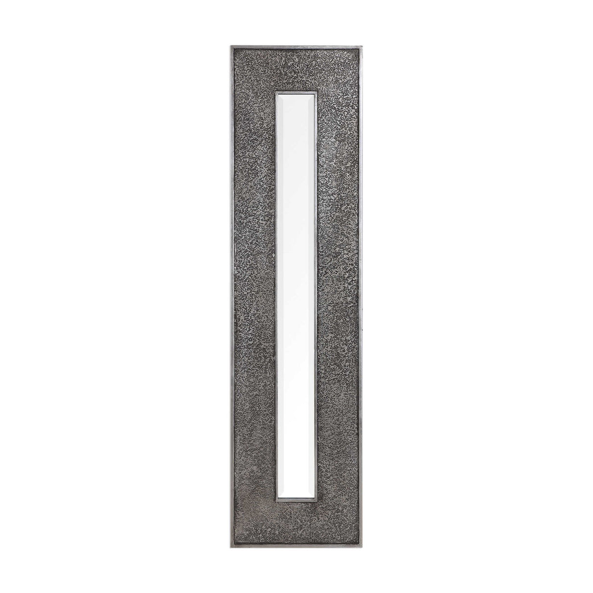 Bannon - Tall Metallic Mirror - Gray, Dark