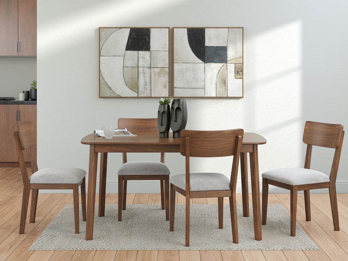 Tameride - Dining Room Table Set (Set of 5) - Brown