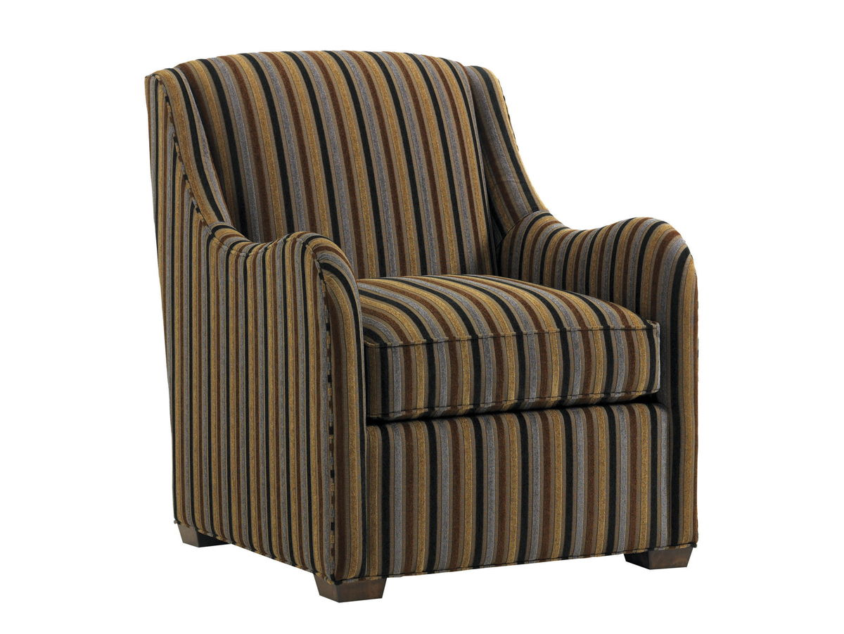 Lexington Upholstery - Fiona Lounge Chair - Dark Brown