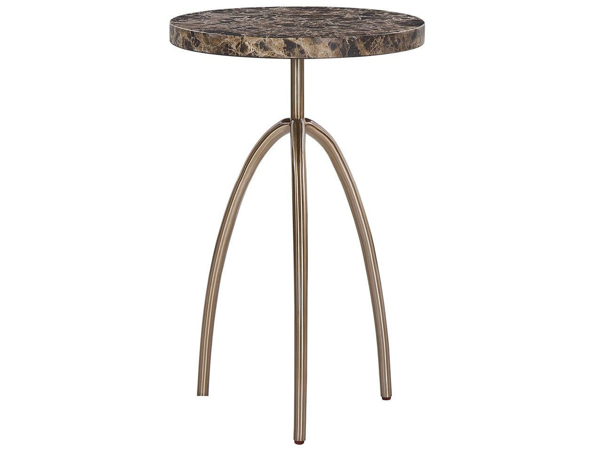 Fenwick - Emperador Table - Dusty Bronze