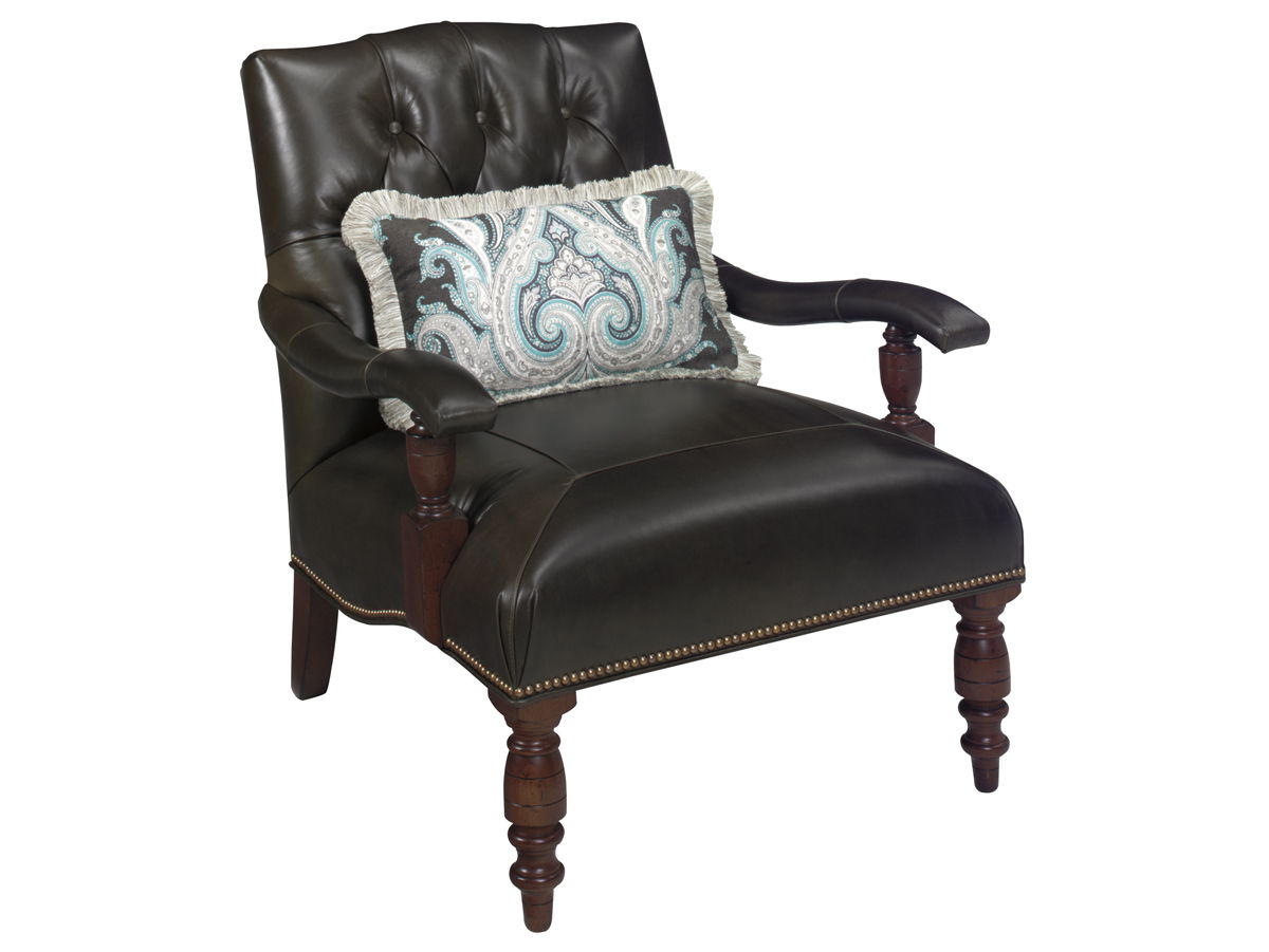 Lexington Leather - Wilshire Leather Chair - Dark Brown