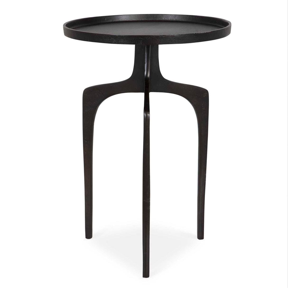 Accent Table - Raw Dark Brown