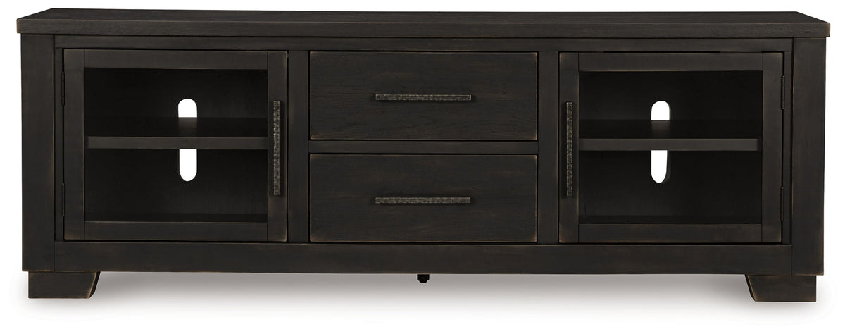 Galliden - Extra Large TV Stand - Black