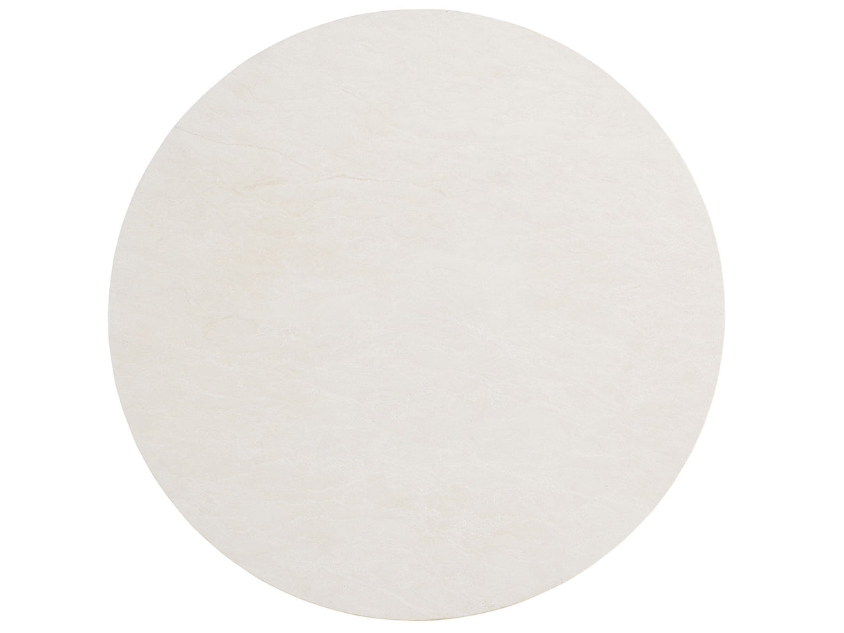 Palm Desert - Arcadia Marble Top Breakfast Table - Dark Brown