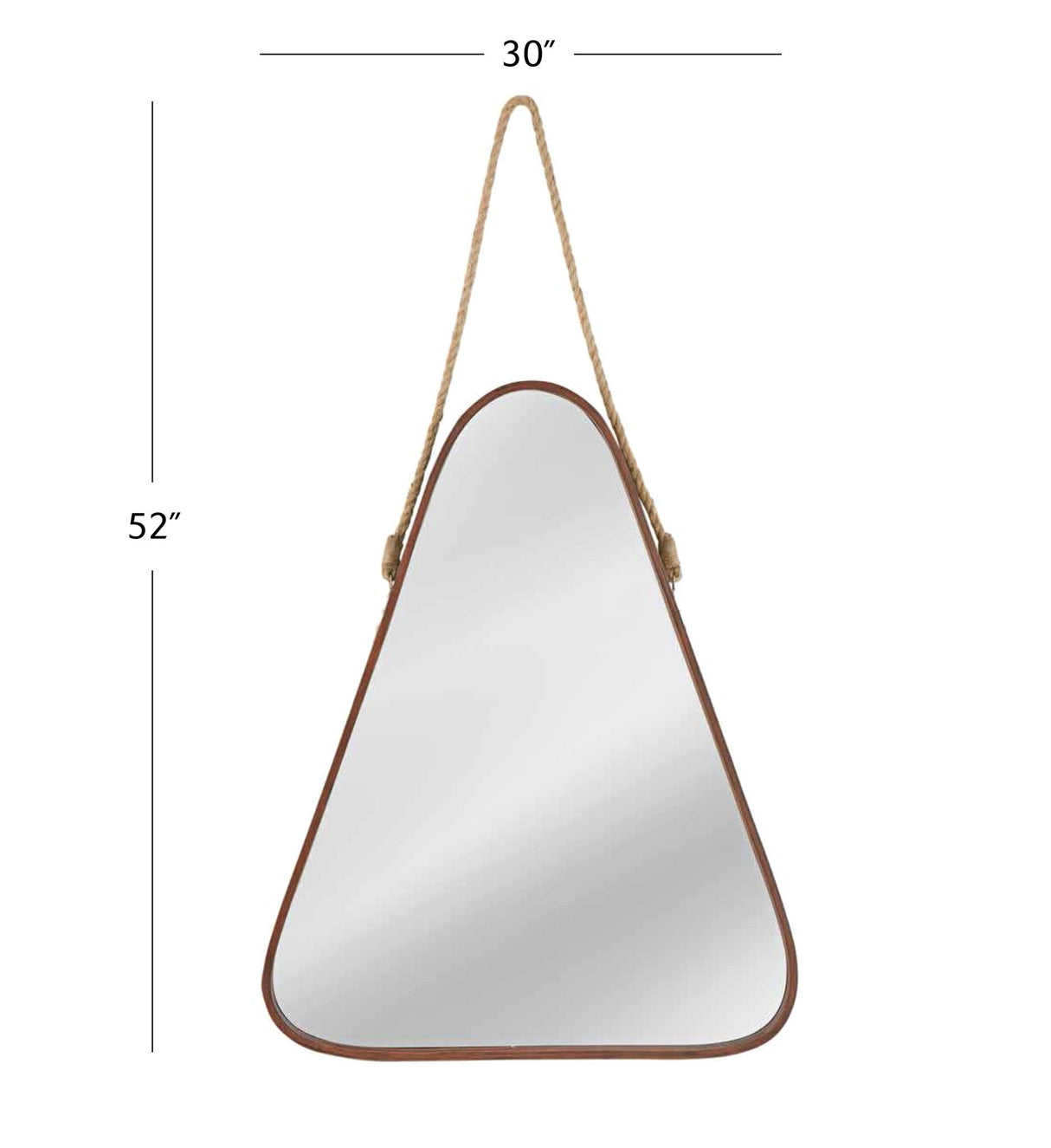 Standish - Wall Mirror - Light Brown